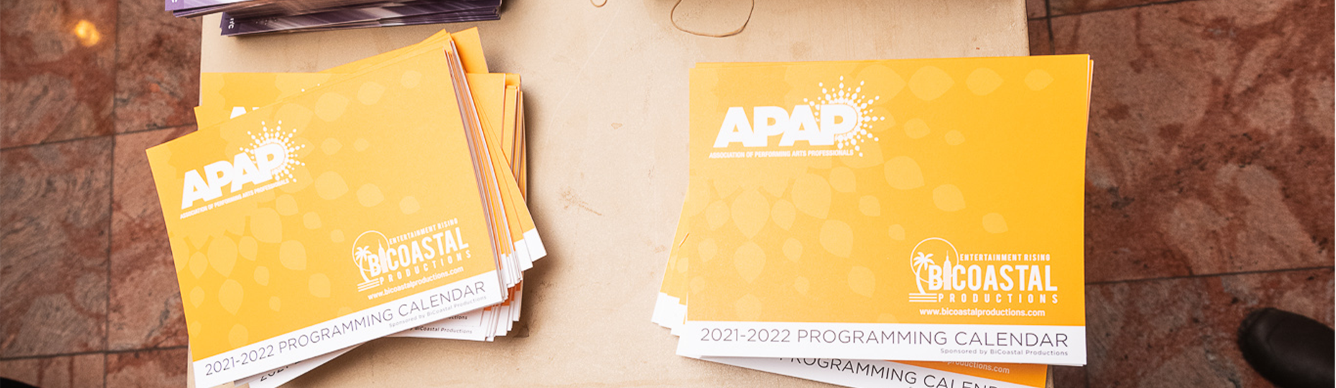 APAPNYC Programming Calendar by Adam Kissick/APAP 
